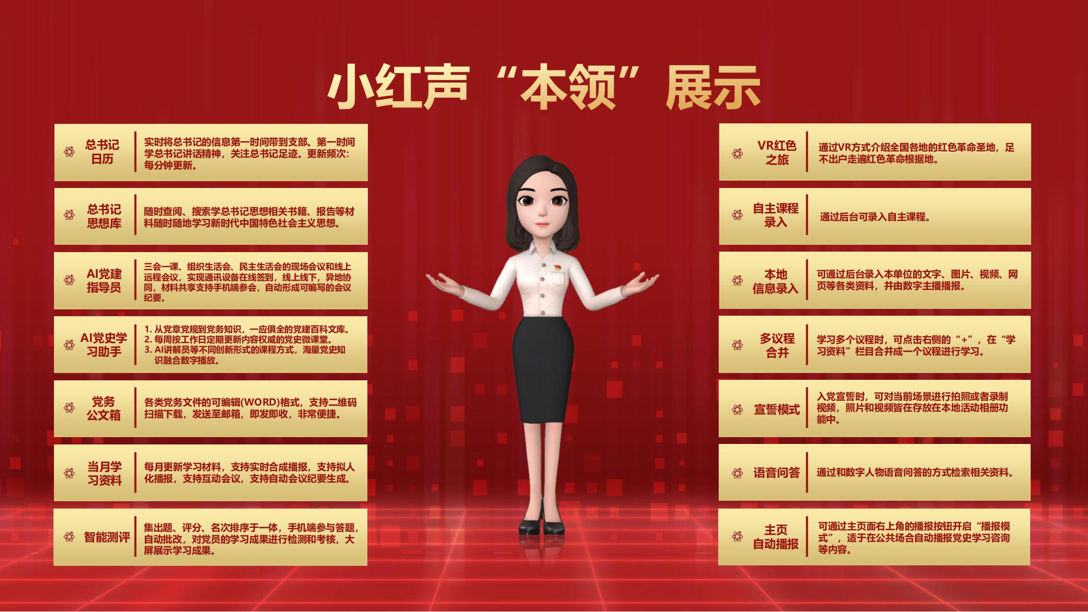 AI黨建數(shù)字人(rén)
