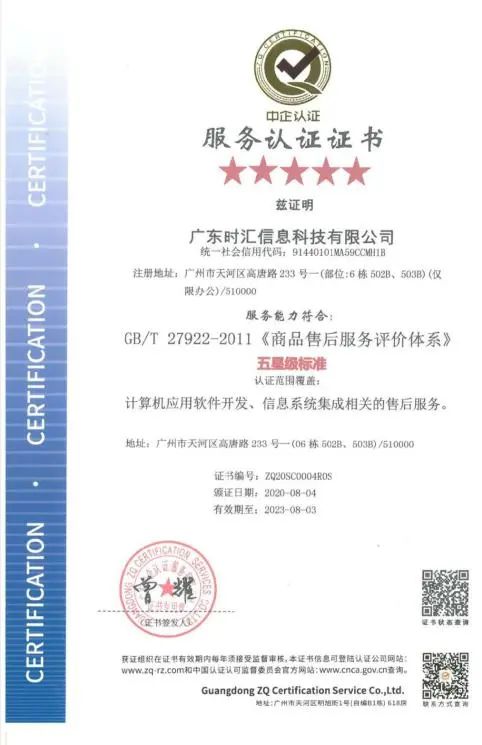 喜報(bào)！服務五星級 誠信 信用(yòng) 再升級